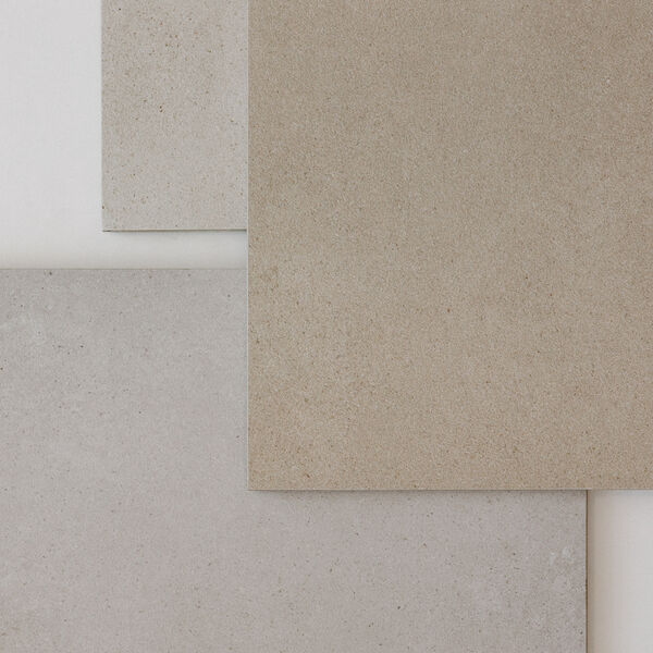 Photo de différents carrelages effet béton